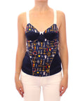 Dolce & Gabbana Blue Sailor Motive Tank Top