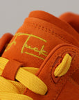 Dolce & Gabbana Orange Leather P.j. Tucker Sneakers Shoes