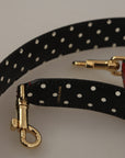 Dolce & Gabbana Red Python Leather Crystals Reversible Shoulder Strap