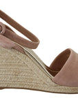 Prada Pink Suede Leather Ankle Strap Sandals
