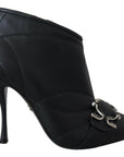 Dolce & Gabbana Black Devotion Quilted Buckled Ankle Boots Shoes