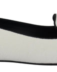 Dolce & Gabbana White Velvet Slip Ons Loafers Flats Shoes