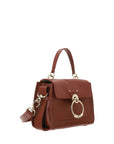 Chloé Brown Calf Leather Tess Handbag