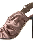 Dolce & Gabbana Light brown Slingback Corset Style Fastening stiletto heels