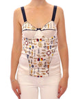 Dolce & Gabbana White sailor motive tank top