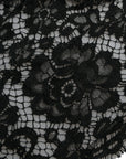 Dolce & Gabbana Black Lace Crystal Embellished Sheath Dress
