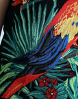 Dolce & Gabbana Black Jungle Crew Neck Sleeveless Tank Top