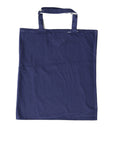 Prada Blue Jersey Fabric Logo Shoulder Shopping Tote Shopping Bag