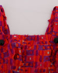 Dolce & Gabbana Pink Patterned A-line Above Knees Dress