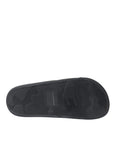 Dolce & Gabbana Black Leather I Love D&G Sandals Slides Shoes