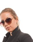Guess Gold Metal Sunglasses