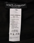 Dolce & Gabbana Black Red Polka Sequined Shift Dress