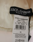 Dolce & Gabbana White Xiangao Lamb Fur Beanie