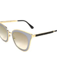 Jimmy Choo Gold Metal Sunglasses