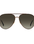Jimmy Choo Brown Metal Sunglasses