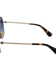 Max Mara Gold Metal Sunglasses