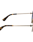 Max Mara Gold Metal Sunglasses