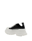Alexander McQueen Black Cotton Chunky Sneakers