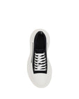Alexander McQueen Black Cotton Chunky Sneakers