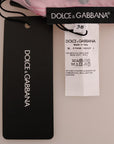 Dolce & Gabbana Pink Polka Dotted Silk Blouse