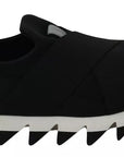 Dolce & Gabbana Black Shark Neoprene Stretch Sneakers Shoes