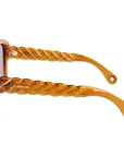 Lanvin Brown Bio Injected Sunglasses