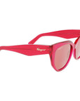 Ferragamo Multicolor Acetate Sunglasses