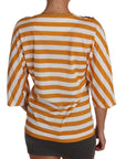 Dolce & Gabbana White Orange FIRENZE Top T-shirt