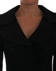 Dolce & Gabbana Black Short Croped Jacket Blazer