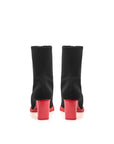 Alexander McQueen Black Neoprene Ankle Boots