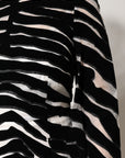 Dolce & Gabbana Black White Zebra A-line Sheath Mini Dress