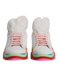 Dolce & Gabbana Multicolor Low Top Trainers Sneakers Shoes
