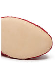 Dolce & Gabbana Red Viscose Ballet Flats