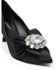 Dolce & Gabbana Black Viscose Pumps