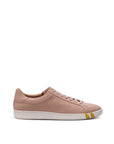 Bally Pink Fabric And Leather Low Top Sneakers