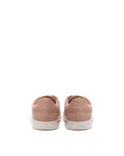 Bally Pink Fabric And Leather Low Top Sneakers