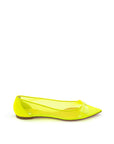 Christian Louboutin Yellow Mesh Ballet Flats