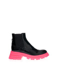 Alexander McQueen Black Leather Chelsea Boots