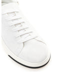Casadei White Leather Athletic Sneakers