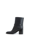 Burberry Black Leather Ankle Boots