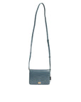 Dolce & Gabbana Green Exotic Leather DG Plaque Crossbody Mini Bag