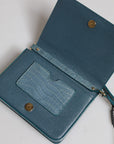 Dolce & Gabbana Green Exotic Leather DG Plaque Crossbody Mini Bag