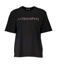 Patrizia Pepe Black Cotton Women T-Shirt