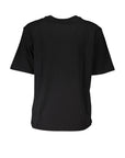 Patrizia Pepe Black Cotton Women T-Shirt