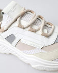 Dolce & Gabbana Sneakers White Beige Leather Sport DAYMASTER Shoes