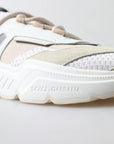 Dolce & Gabbana Sneakers White Beige Leather Sport DAYMASTER Shoes