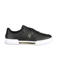 Tommy Hilfiger Black Polyester Women Sneaker