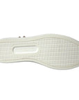Dolce & Gabbana White Leather Gold Red Heart Sneakers Shoes
