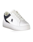 Tommy Hilfiger Bianco Polyurethane Women Sneaker