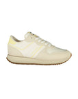 Tommy Hilfiger Beige Polyurethane Women Sneaker